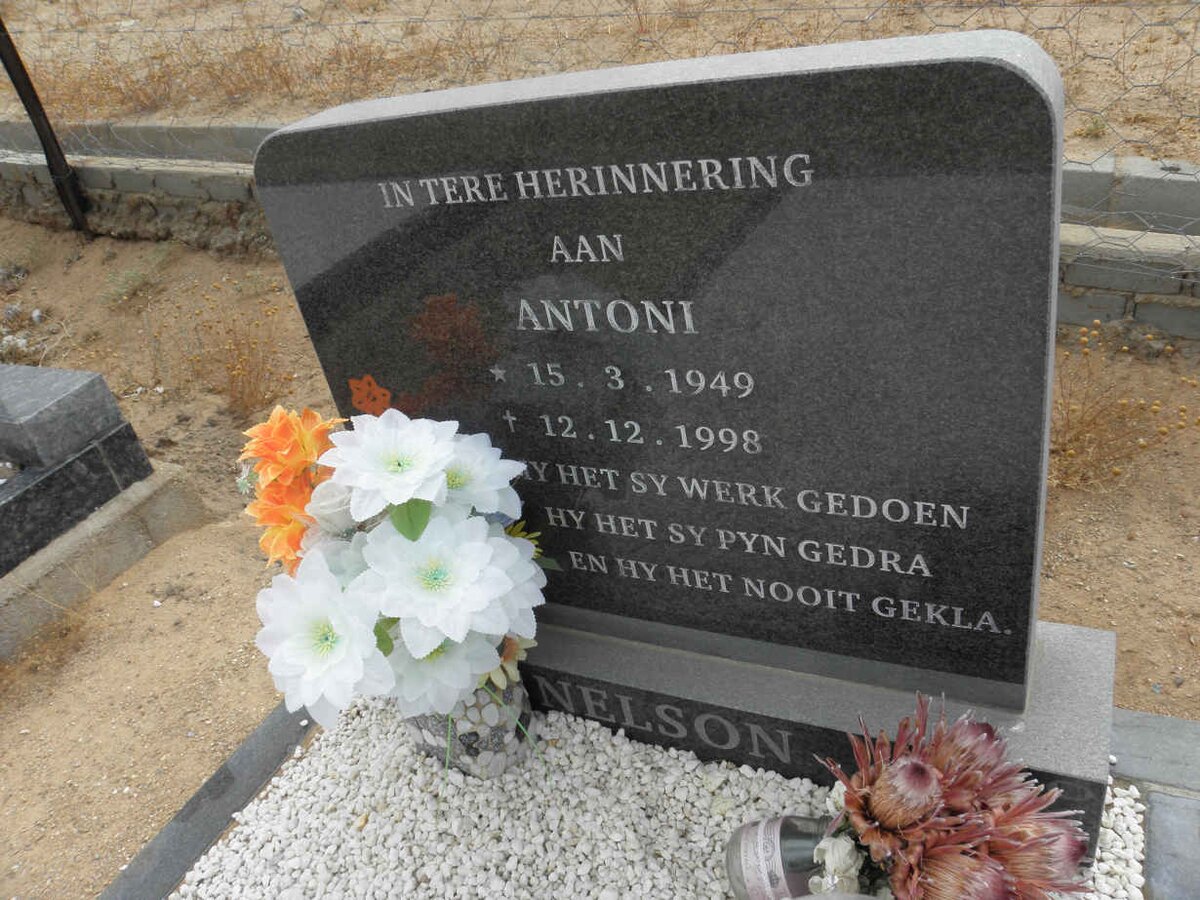 NELSON Antoni 1949-1998
