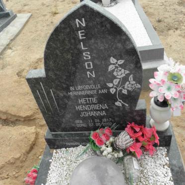 NELSON Hettie Hendriena Johanna 1917-2002