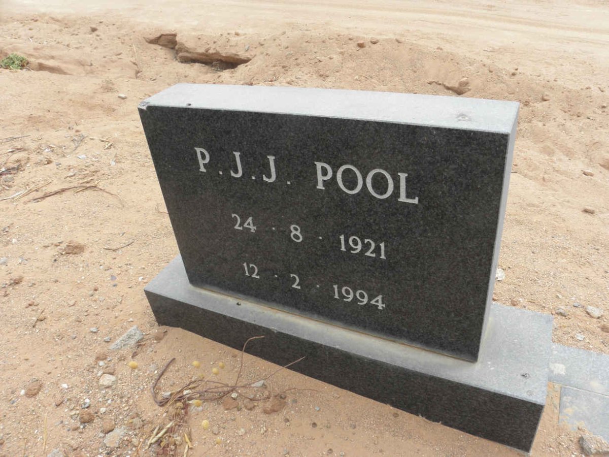 POOL P.J.J. 1921-1994