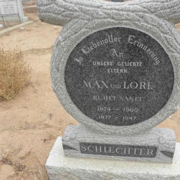 SCHLECHTER Max 1874-1960 &amp; Lore 1877-1947