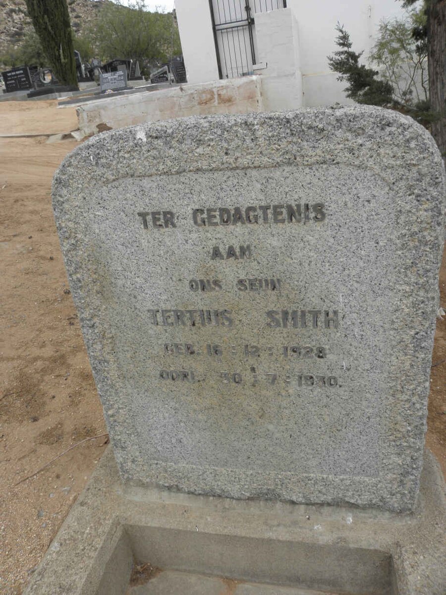 SMITH Tertius 1928-1930