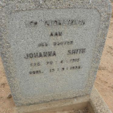 SMITH Johanna 1915-1938