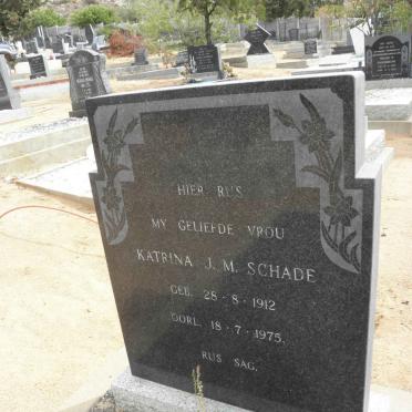 SCHADE Katrina J.M. 1912-1975