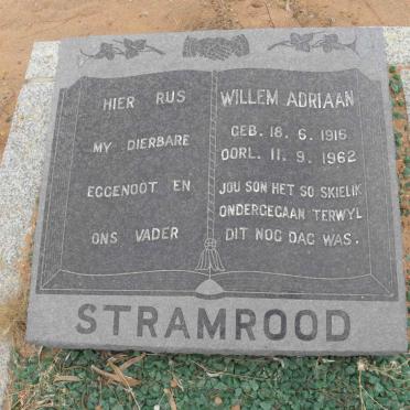 STRAMROOD Willem Adriaan 1916-1962