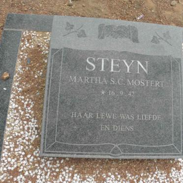 STEYN Martha S.C. Mostert 1942-