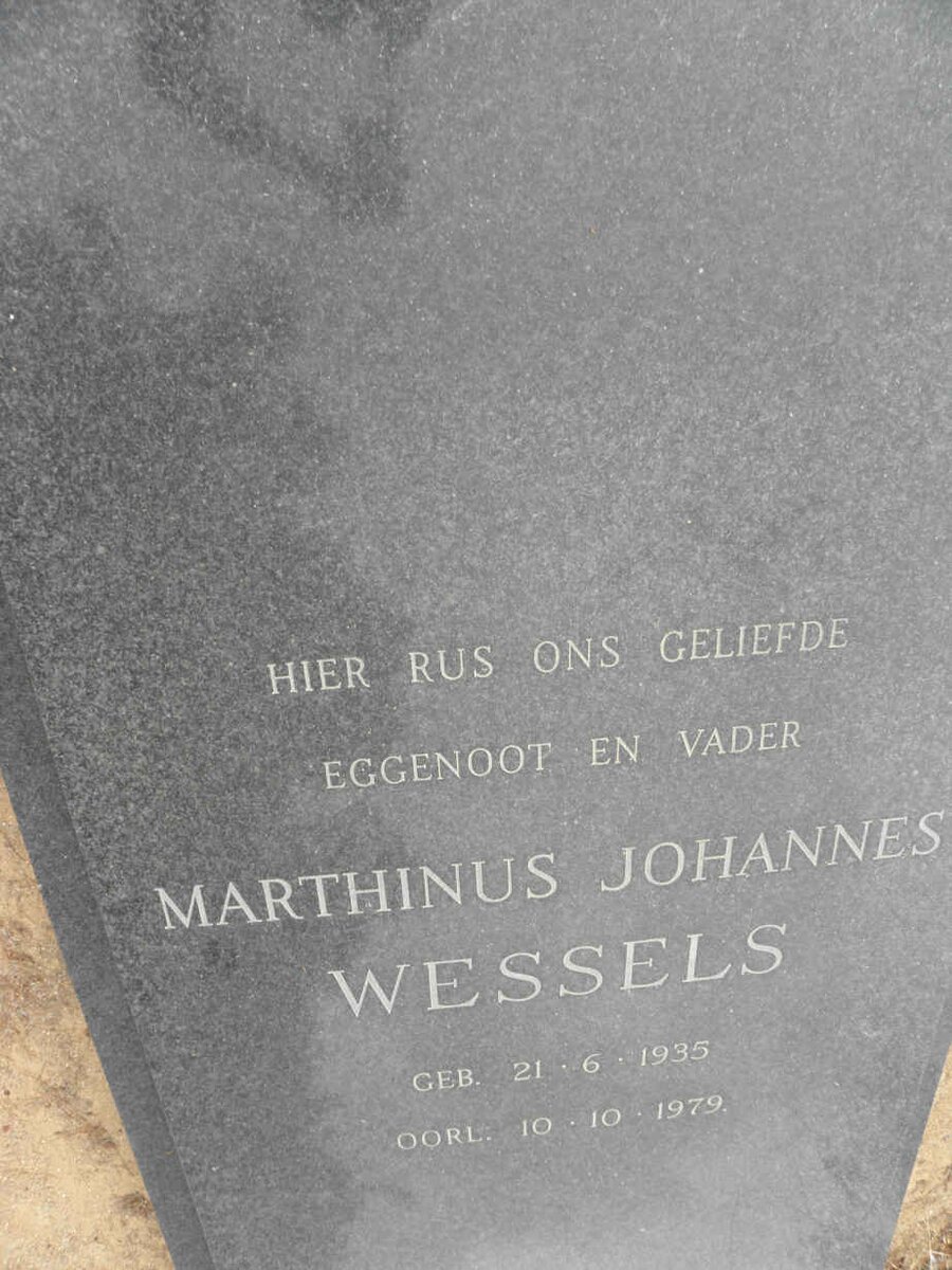 WESSELS Marthinus Johannes 1935-1979