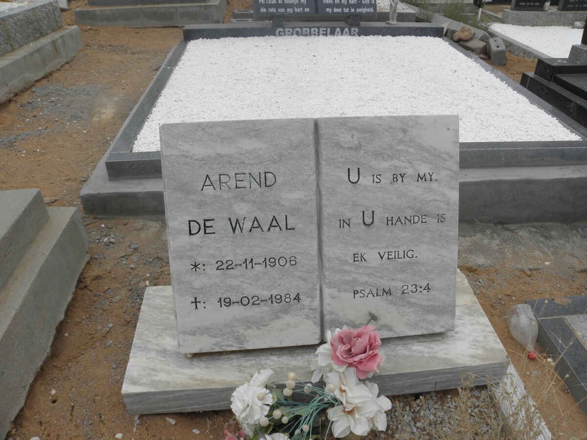 WAAL Arend, de 1908-1984