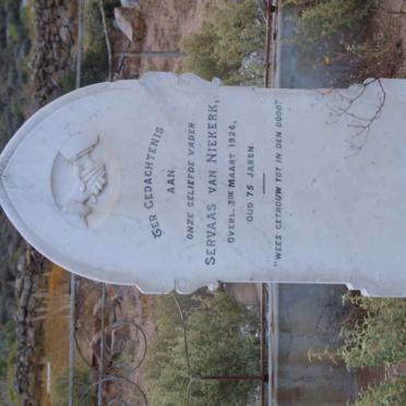 NIEKERK Servaas, van -1926