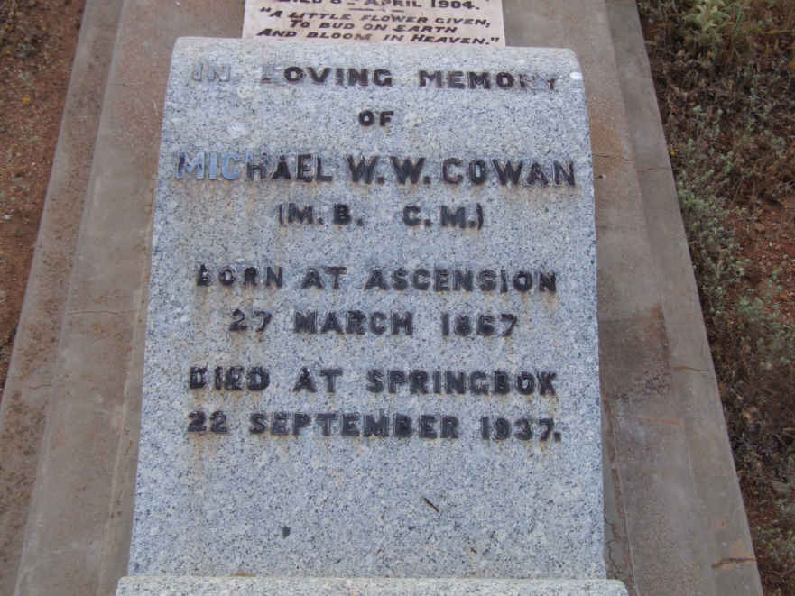 COWAN Michael W.W. 1867-1937