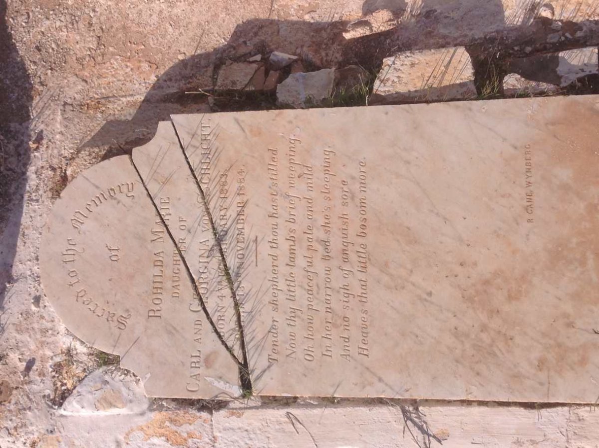 SCHLICHT Rohilda Marie, von 1883-1884