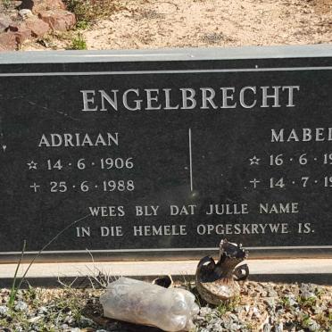 ENGELBRECHT Adriaan 1906-1988 &amp; Mabel 1903-1988