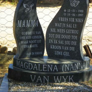 WYK Magdalena, van 1920-1997