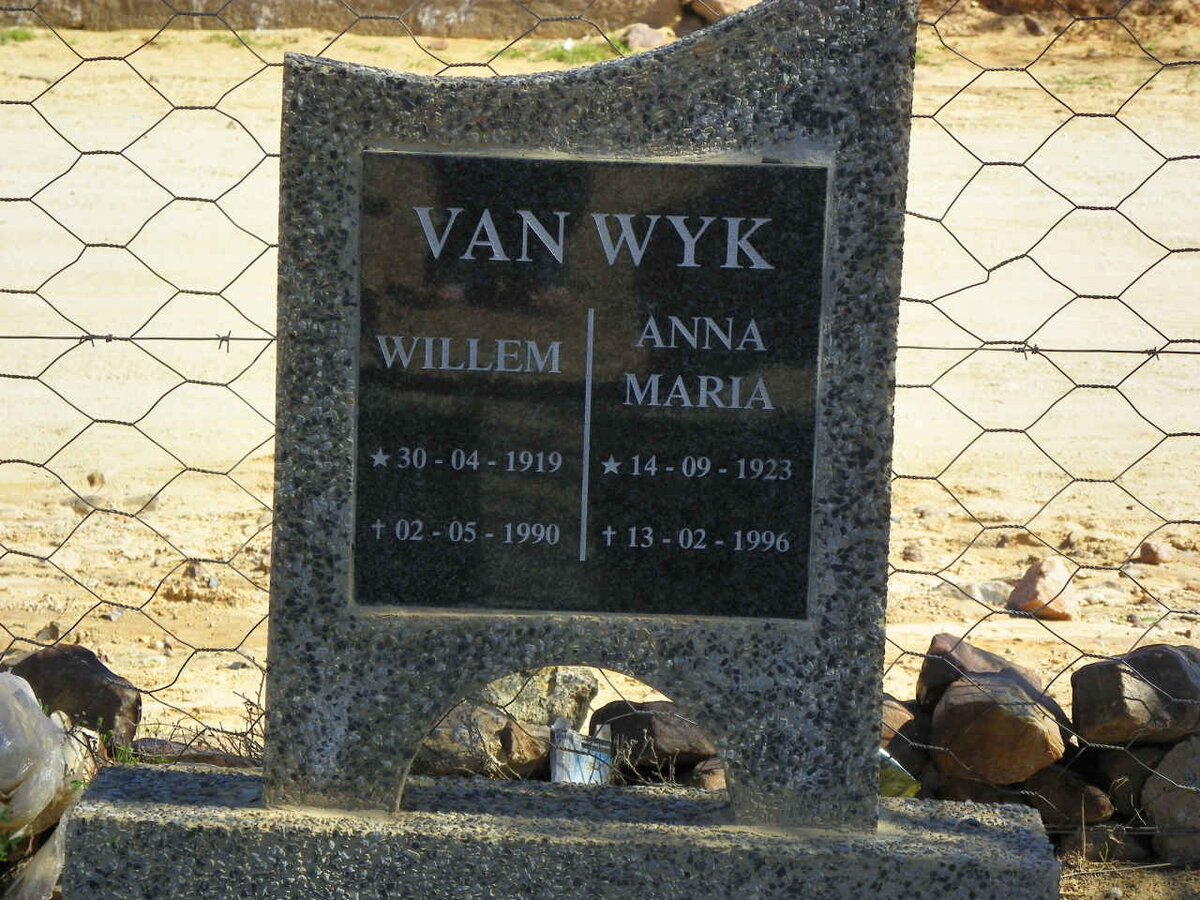 WYK Willem, van 1919-1990 &amp; Anna Maria 1923-1996