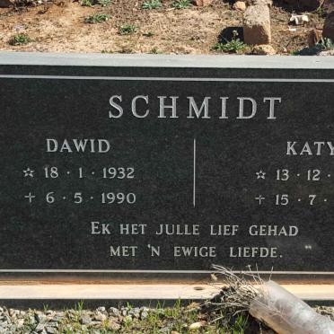 SCHMIDT Dawid 1932-1990 &amp; Katy 1931-1991