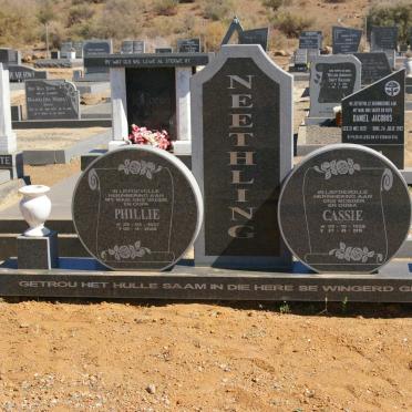 NEETHLING Phillie 1937-2000 &amp; Cassie 1929-2015