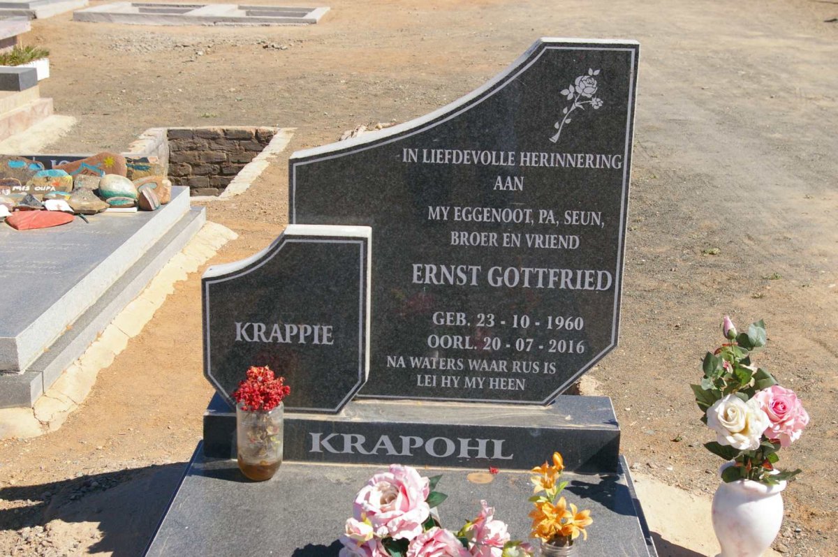 KRAPOHL Ernst Gottfried 1960-2016