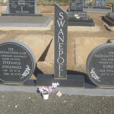 SWANEPOEL Stefanus Johannes 1921-1993 &amp; Kokkie PIENAAR 1925-