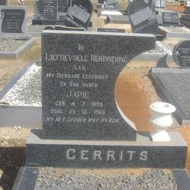 GERRITS Japie 1899-1966