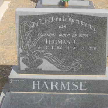 HARMSE Thomas C. 1901-1976 &amp; Roelfina Stefina de VOS 1907-1993
