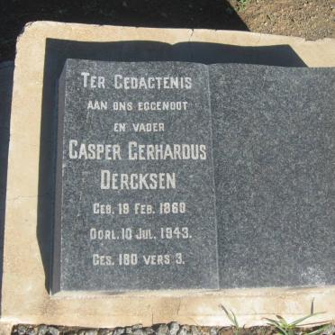 DERCKSEN Casper Gerhardus 1860-1943