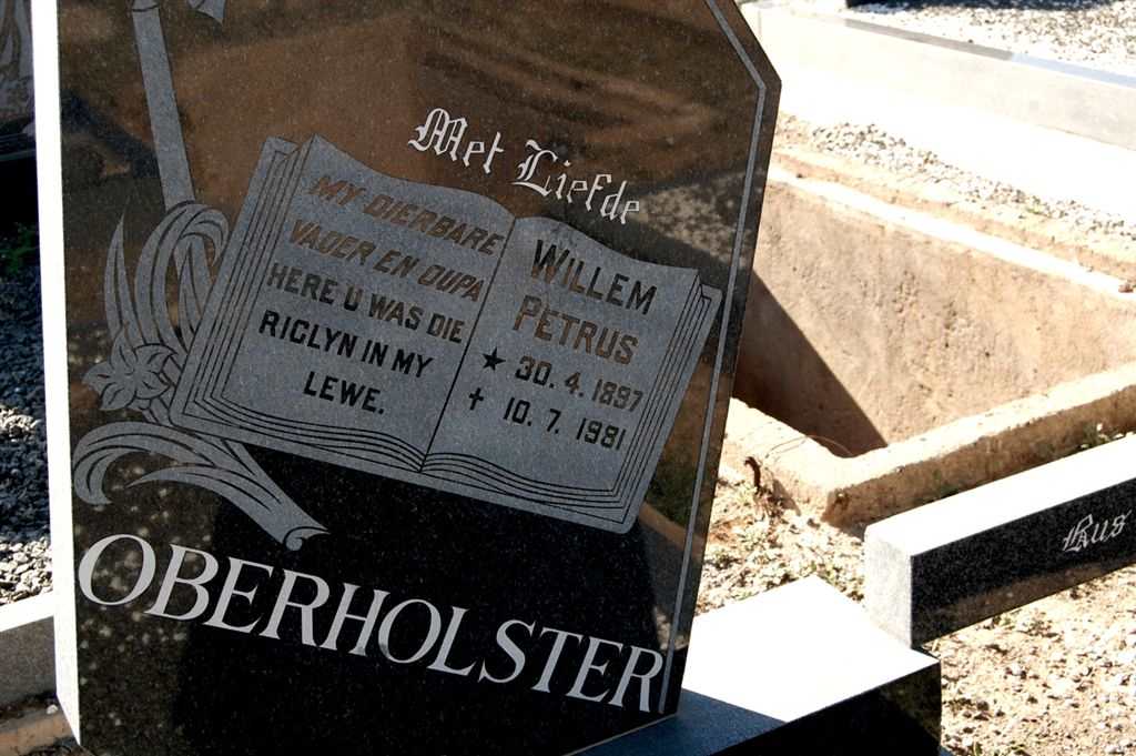 OBERHOLSTER Willem Petrus 1897-1981