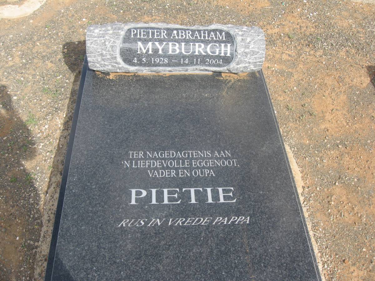MYBURGH Pieter Abraham 1928-2004