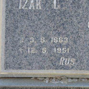 MERWE Izak G., v.d. 1883-1951 &amp; Clasina F. BADENHORST 1888-1982