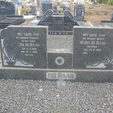 RAAN Jan, du 1894-1960 &amp; Maria HIGGS 1898-