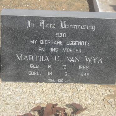 WYK Martha C., van 1898-1946