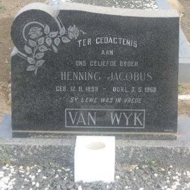 WYK Henning Jacobus, van 1898-1968