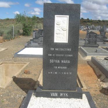 WYK Sophia Maria, van nee MYBURGH 1899-1972