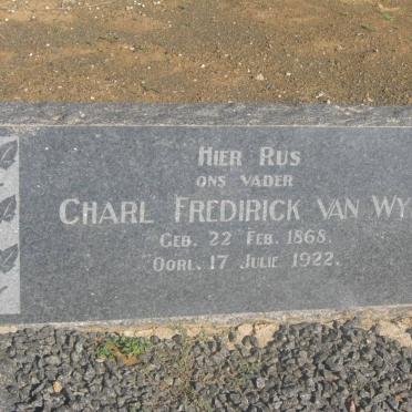 WYK Charl Fredirick, van 1868-1922