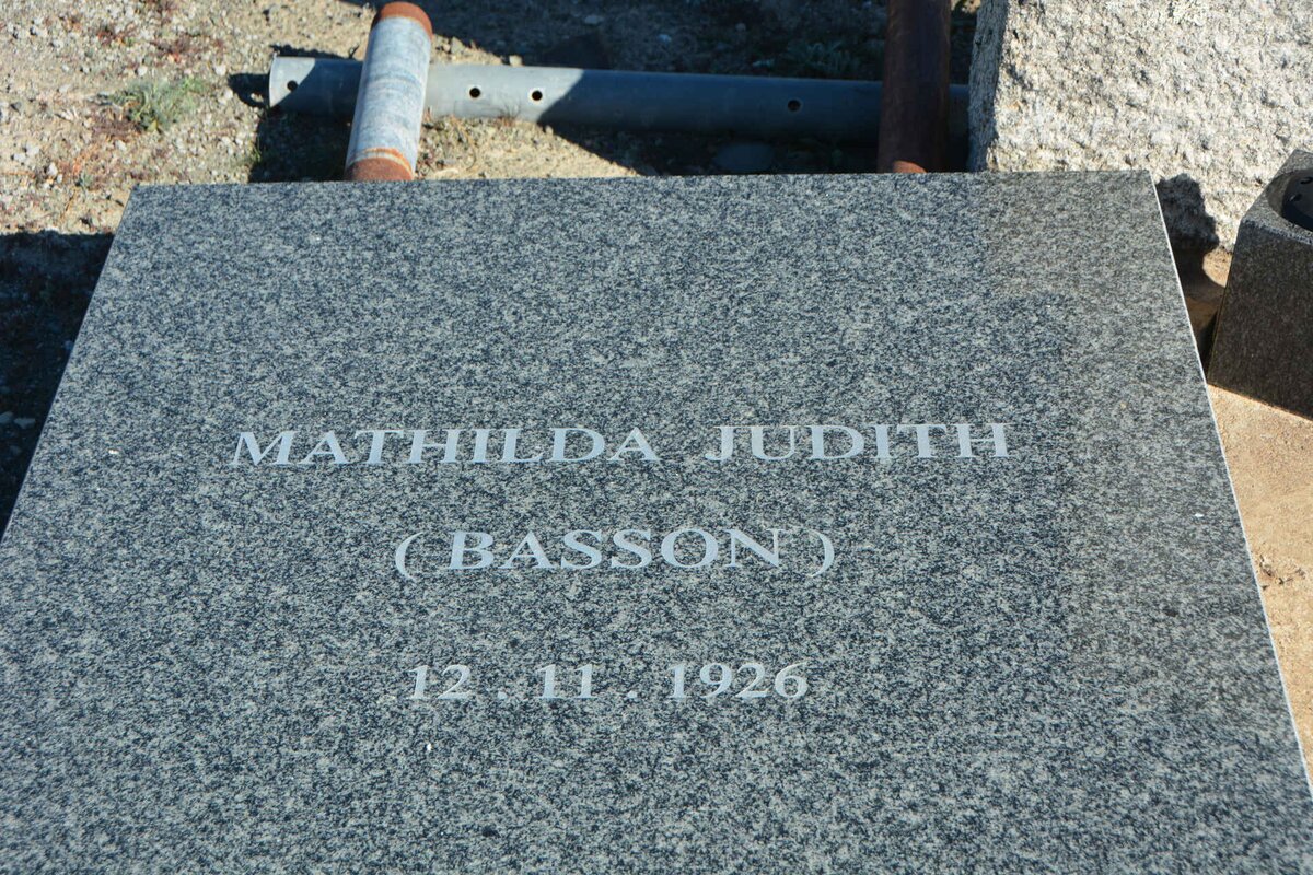 ? Mathilda Judith nee BASSON 1926-