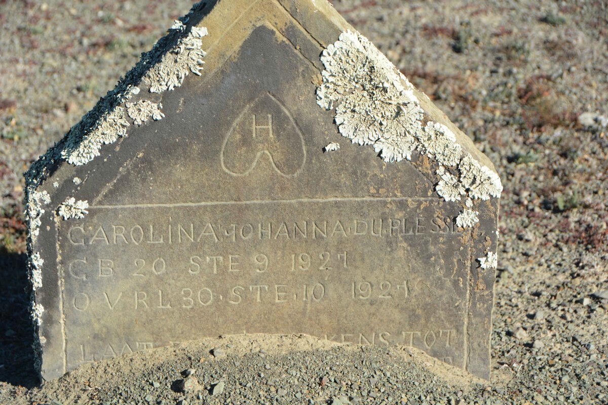 PLESSIS Carolina Johanna, du 1927-1927