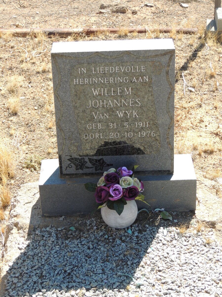 WYK Willem Johannes, Van 1911-1976