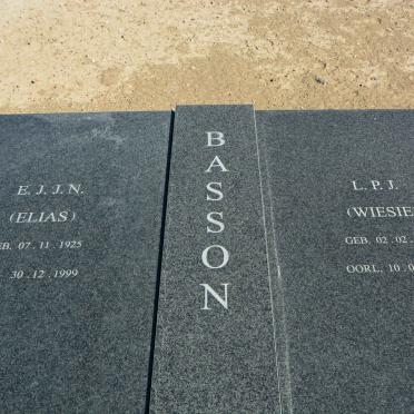 BASSON E.J.J.N. 1925-1999 &amp; L.P.J. 1934-1999