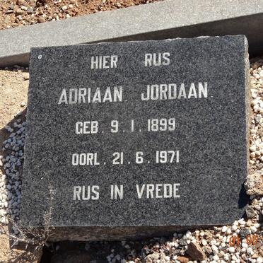 JORDAAN Adriaan 1899-1971