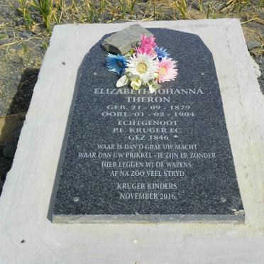 KRUGER Elizabeth Johanna nee THERON 1879-1904