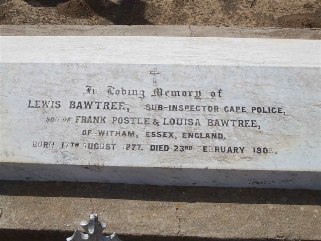 BAWTREE Lewis 1877-1903