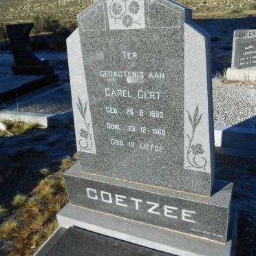 COETZEE Carel Gert 1893-1968