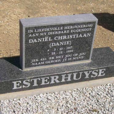 ESTERHUYSE Daniel Christiaan 1917-1996