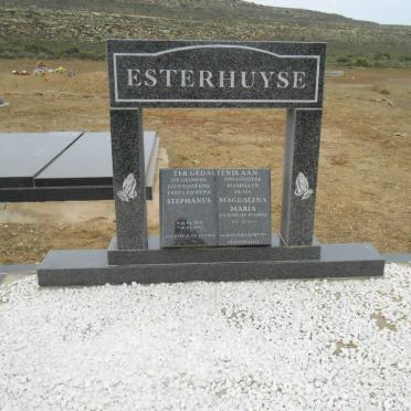 ESTERHUYSE Stephanus 1919-1995 &amp; Magdalena Maria DU PLESSIS 1933-