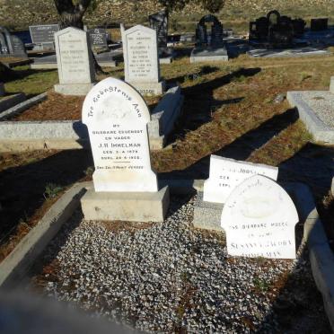 IMMELMAN J.H. 1878-1952 &amp; Susanna Jacoba JOOSTE