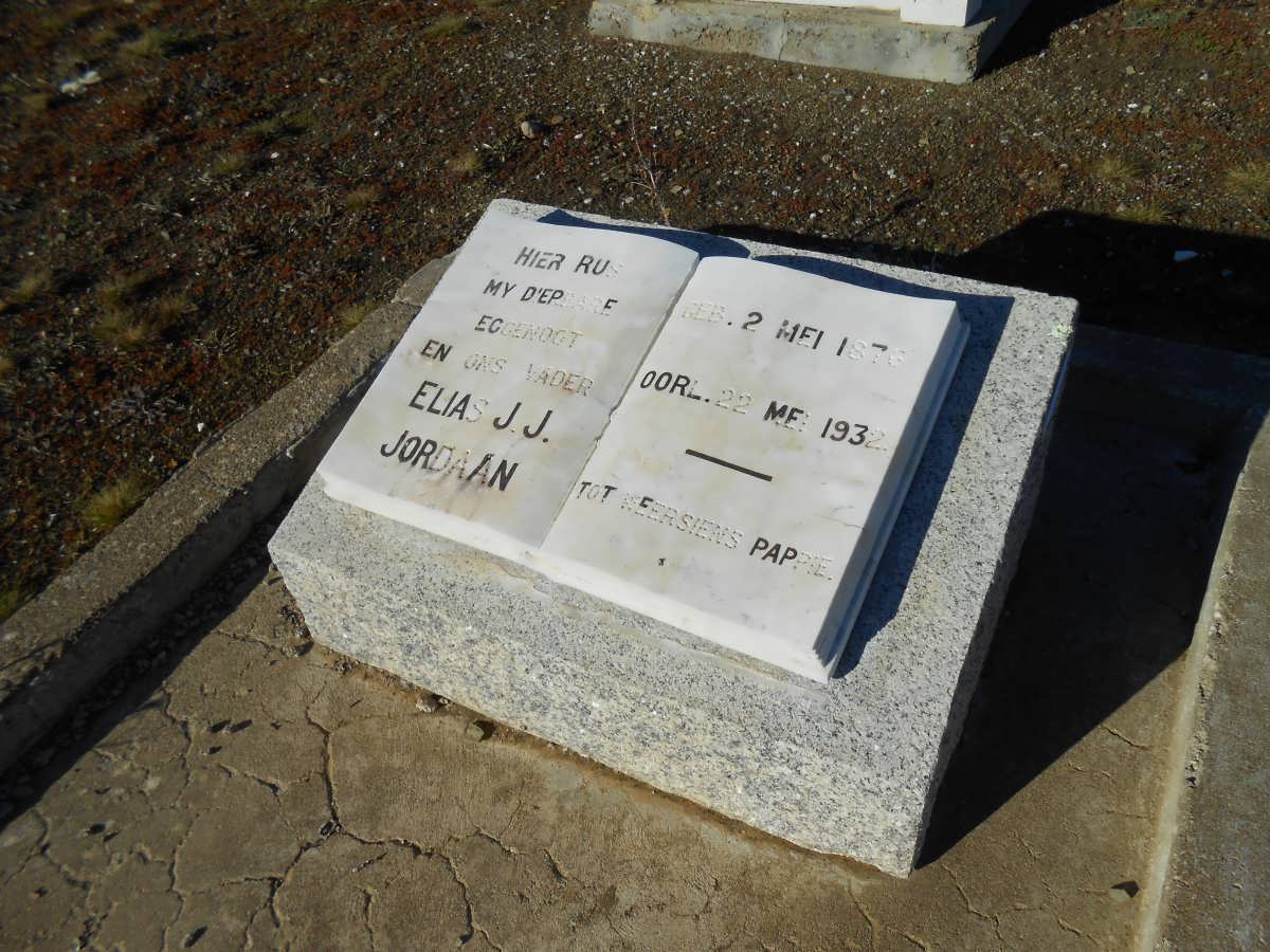 JORDAAN Elias J.J. 1876-1932