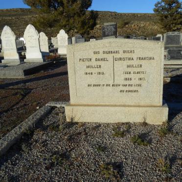 MULLER Pieter Daniel 1846-1913 &amp; Christina Francina CLOETE 1855-1917