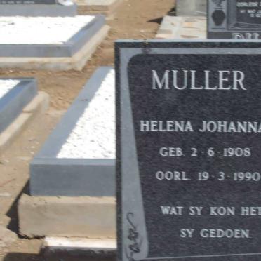 MÜLLER Helena Johanna 1908-1990