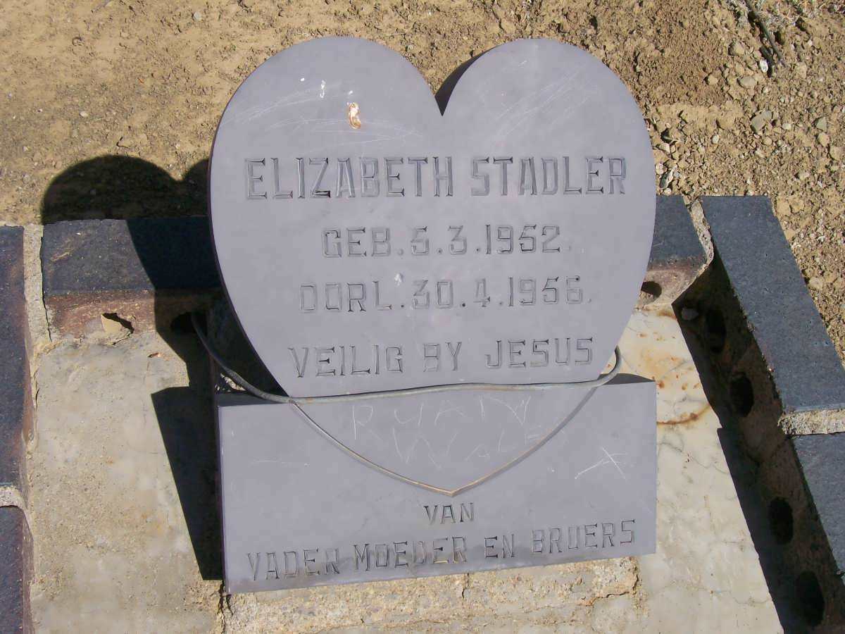 STADLER Elizabeth 1952-1956