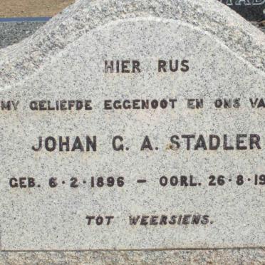 STADLER Johan G.A. 1896-1965