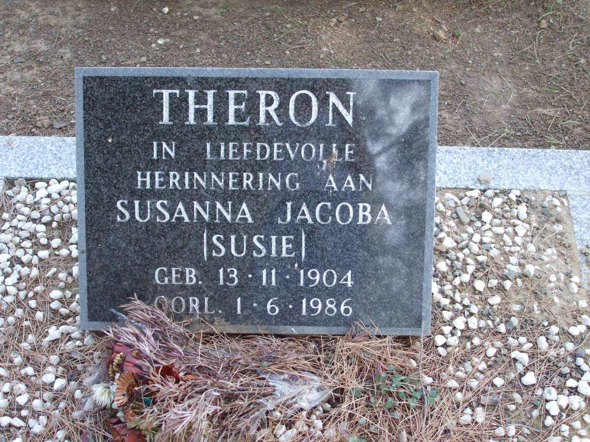 THERON Susanna Jacoba 1904-1986