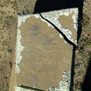 VISSER Gertjie 1919-1920